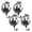4pcs Silver, variant on 4pcs Removable Suction Cup Hooks,Silver Heavy Duty Vacuum Shower Hooks,Powerful Wreath Hanger for Bathroom Restroom Kitchen