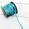 thumbnail image 3 of Threadart 6MM Sequin String - 80 Yard Roll - Aqua - For Crafting, Decorating, Costumes, & More, 3 of 3