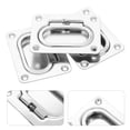 thumbnail image 2 of Voiceine 3pcs Heavy Duty Marine Grade Stainless Steel Flush Lift Ring Handle Spring Loaded Recessed Pull Handle for Boat Deck Hatch for Marine Use, 2 of 11