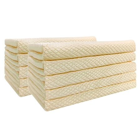

ZHIYU Kitchen Cloth Dish Towels Dishcloths Super Absorbent Coral Velvet Dishtowels Nonstick Oil Washable Fast Drying