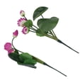 thumbnail image 2 of 2 piezas/paquete de flores artificiales de loto falsas, adorno de flores de seda para decoración del hogar, tiendas, fiestas, festivales (morado), 2 of 7