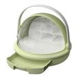 thumbnail image 4 of Milaget Silkworm Breeding Box Transparent Educational Breathable Reptile Feeding Box Green, 4 of 9