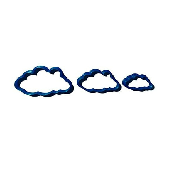 Clouds Cookie Cutter - pick your own size (4 inch)- Fast Shipping - Sharp Edges - Exceptional Quality