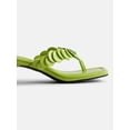 thumbnail image 6 of Scoop Women's Paillette Thong Kitten Heel Sandals, 6 of 7