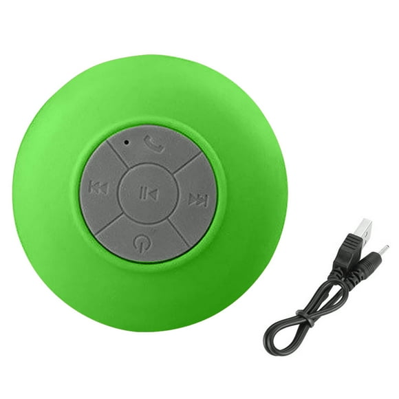 Altavoz Bluetooth Baño Impermeable Ducha Altavoz Portátil Mini Sonido Estéreo Inalámbrico para Hogar Al Aire Libre, Verde kenally EL001157-05