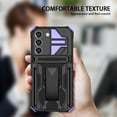 thumbnail image 6 of SaniMore for Sansung Galaxy S22 Plus 6.6" 2022 Case with 360 Degree Rotating Detachable Belt Clip Hidden Bracket Hybird Heavy Duty Protective Drop Resistant Tri-layer Shell For Galaxy S22 Plus, Purple, 6 of 12