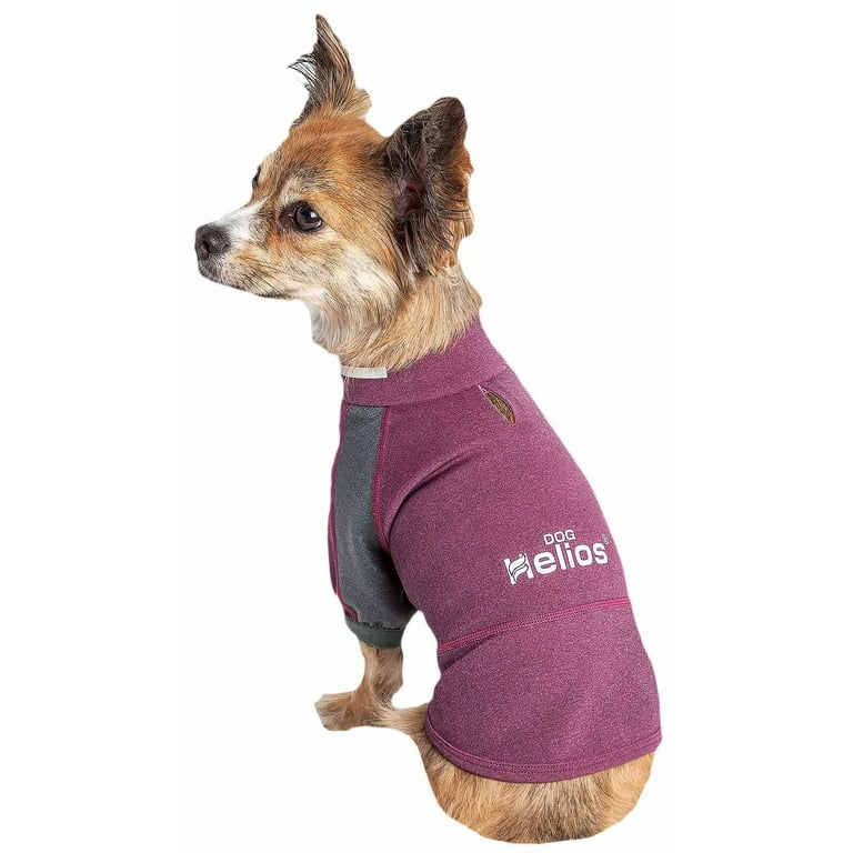 Pet Life Dog Helios Eboneflow Purple Flexible Performance Breathable Yoga Dog T-Shirt Pet Life Dog Helios Eboneflow Purple Flexible Performance Breathable Yoga Dog T-Shirt