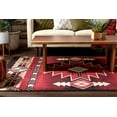 thumbnail image 5 of Well Woven Persa Dakota Tribal Aztec Southwestern Red 7'10" x 9'10" Area Rug, 5 of 7