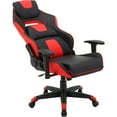 thumbnail image 2 of Hanover Commando Ergonomic Gaming Chair in Black and Red with Adjustable Gas Lift Seating and Lumbar Support, 2 of 8
