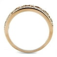 thumbnail image 2 of IP Rose Gold(Ion Plating) Stainless Steel Ring with Top Grade Crystal in Clear for Women Clear Stone Color Style TK3194 Size 5, 2 of 3