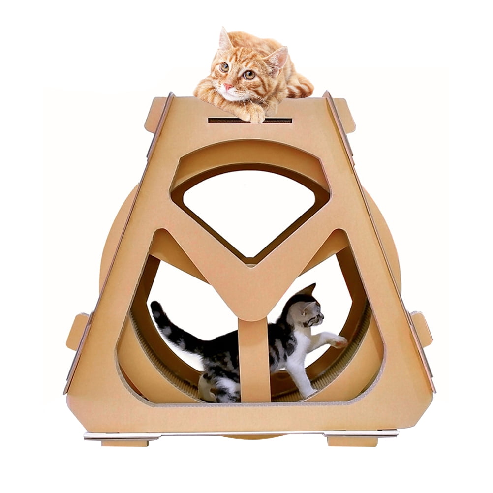 Dream House Ferris Wheel Cat Toy Pet Climbing Frame Toy Corrugated
