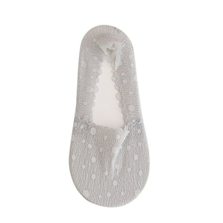 

Zlekejiko Womens Liner Socks Low Cut Non Slip Ankle Socks Hidden Cushioned Socks For Flat Boat