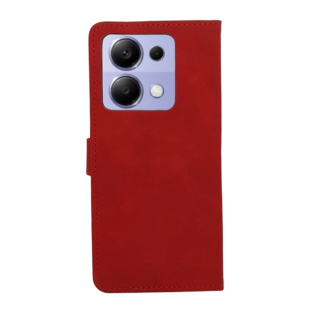 Funda Cartera Suave Cely Vesmir Para Xiaomi Note 13 Rojo Con 2 Micas