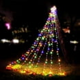 thumbnail image 3 of Qulist Luces De Estrellas De Decoración Navideña para Exteriores, 317 Luces Led De Cadena para Adornos De Árboles De Navidad De 16.4 Pies, 3 of 5