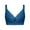 Blue, variant on Sokhug Women's Plus Size Bra,Casual Lace Shaping Cup Plus Size Extra-Elastic Wirefree Underwear