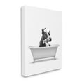 thumbnail image 3 of Stupell Industries Farmhouse Cow Bathtub Portrait Animals & Insects Painting Gallery Wrapped Canvas Print Wall Art, 3 of 5