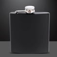 thumbnail image 4 of Portable Hip Flask Powder Coated easy to Vintage for Home Goods Alcohol 6 oz, 4 of 9