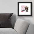 thumbnail image 5 of Gallery Pops Jurassic World - T. Rex Warning Sign Wall Art, Black Framed Version, 12" x 12", 5 of 5