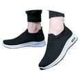 thumbnail image 3 of Men's Spring And Summer Fashion Breathable Solid Color Casual Shoes Comfortable And Light On Shoes 7.5 Black, 3 of 8