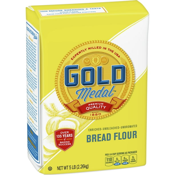 Gold Medal Unbleached Bread Flour, 5 lb