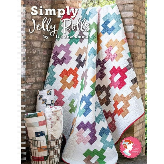 Simply Jelly Rolls Quilt Pattern Book from It's Sew Emma
