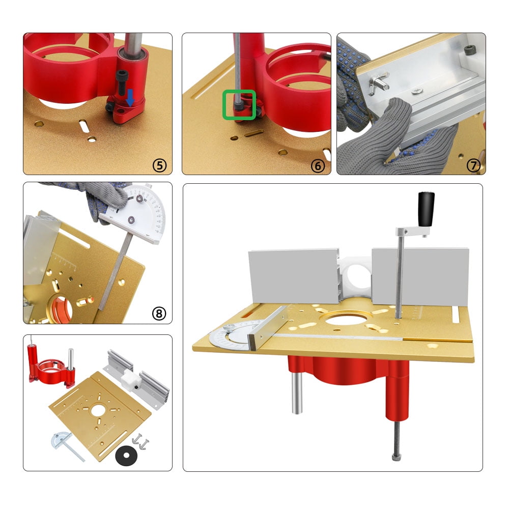 Insert Plate,Of 4 Router Flip With 47mm Alloy Wood Flip With 47mm 63.8-65mm Plate Alloy Wood 47mm 63.8-65mm Diameter Benches 63.8-65mm Diameter Motors Router Table Set Of 4 Table Panel Set