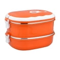 thumbnail image 1 of HLONK Hot Food Container Rectangular Insulation Box Stainless Steel Lunch Box Food Storage Container ‘s Hot Food Insulation Box Food Storage Discount, 1 of 9