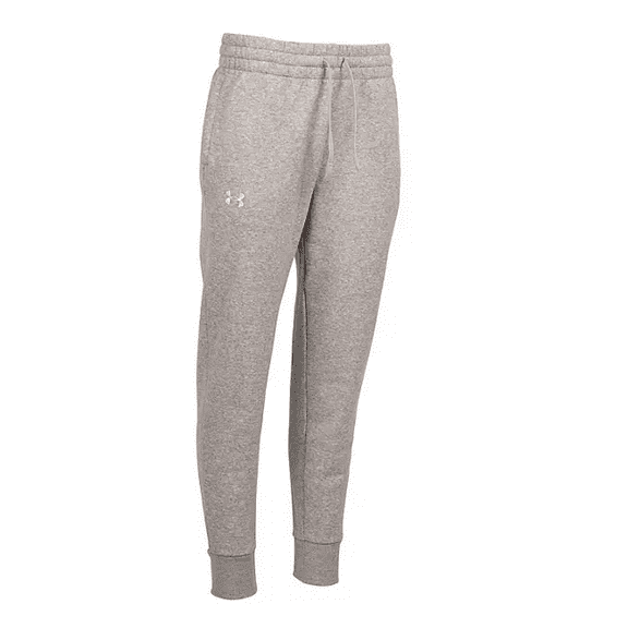 Under Armour Women's Rival Fleece Joggers (Grey Heather, XS)