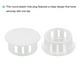 thumbnail image 4 of Uxcell 64Pcs 3/4" Tapones de agujero de plástico blanco tipo empotrado para paneles, tapones de extremo para tubos de bloqueo de muebles y gabinetes, 4 of 6