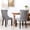 Gray, variant on Beige Velvet, Solid Rubberwood / Warm and Sturdy Dining Chair