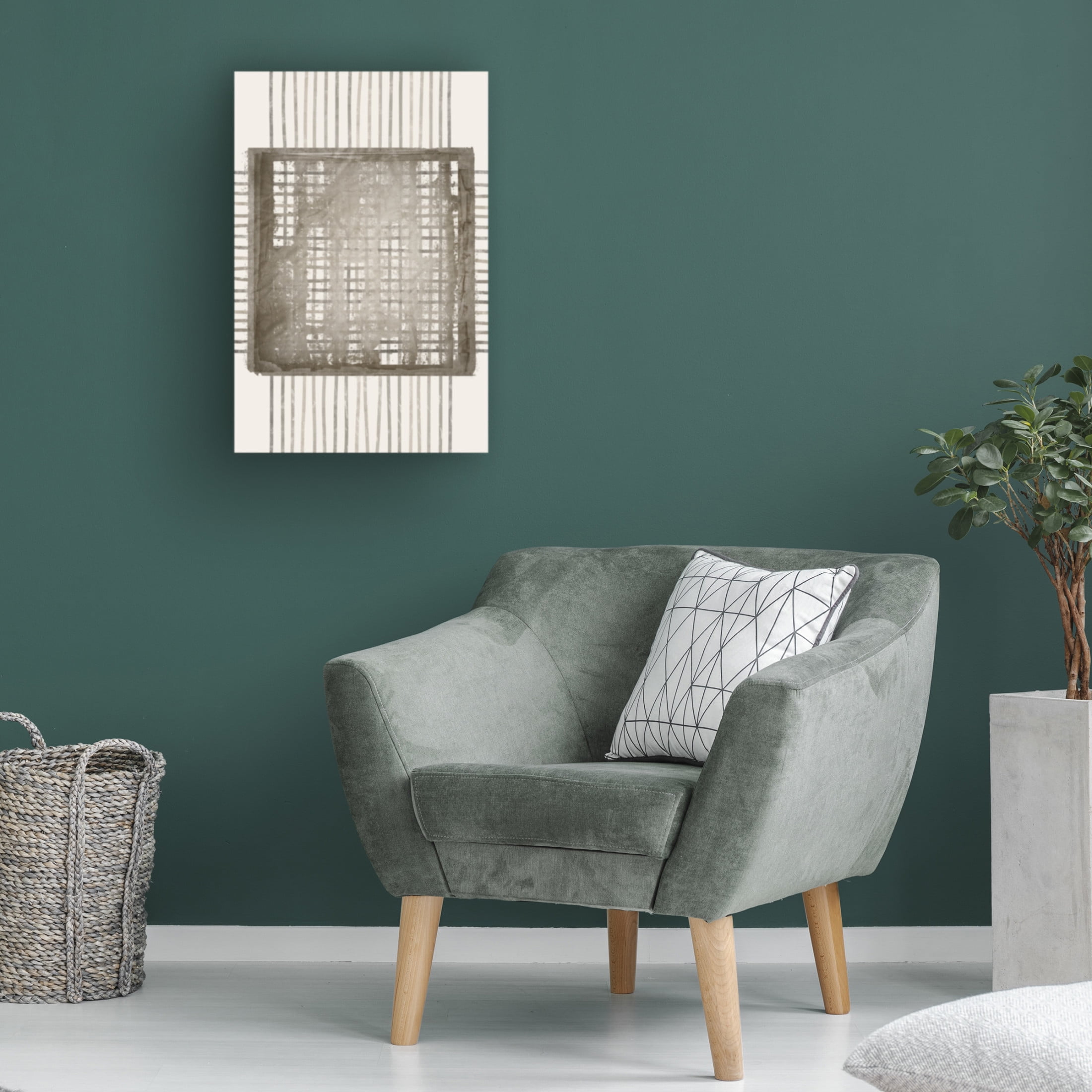 Canvas Wall Art - Ema Paraschiv 'Cocoa Ropes No3' Wall Art for Living Room, Bedroom, or Office D?cor by Trademark Fine Art - 12 x 19 Inches