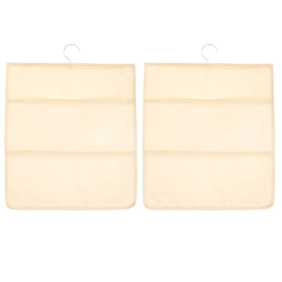 2-Pack Visible Closet Organizers Multi-Function Bra Hangers Household Hanging Storage for Bras and Lingerie