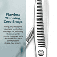 thumbnail image 6 of Dog Grooming Thinning Scissors, Pet Fluffing Shears, Sharp Stainless Steel, Safety Round Tips, Comfort Grip, Perfect for Home Pet Grooming, 6 of 6