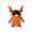 Orange, variant on Goblin Christmas Decor Dwarf Ghost Style Halloween Figurine Ornaments