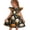 Beige, variant on Girls Summer Dress Halloween Ghost Pumpkin Flutter Sleeve Swing Dress Casual Halloween Outfit for Kids Ages 6–14