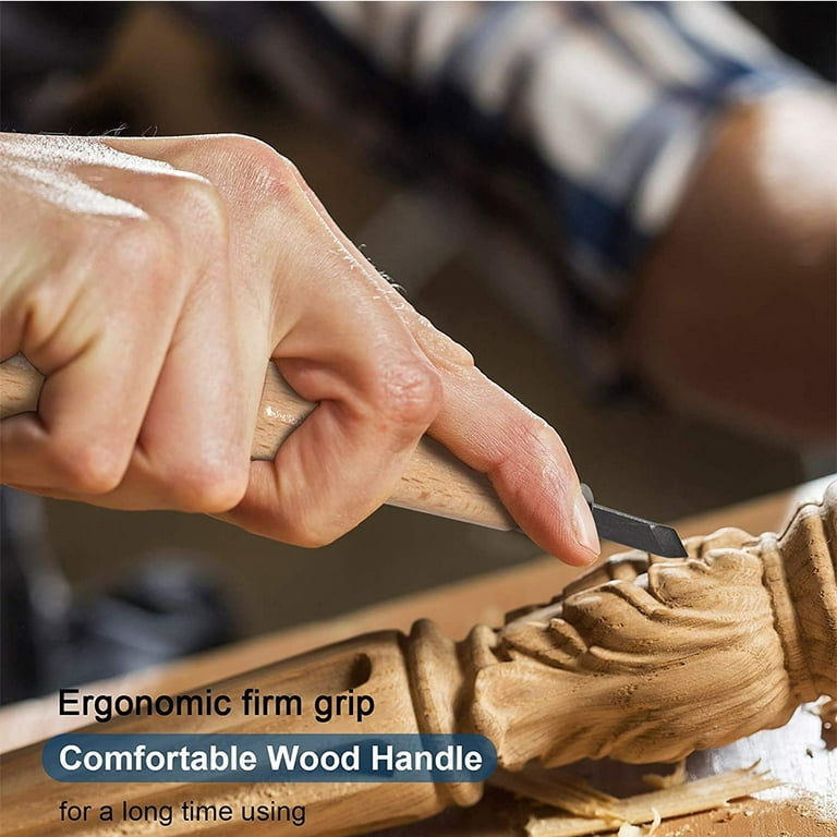 Wood Carving Tools Kit Wood Carving Knife Set For Beginners 12 Hand Carving  Knife Set - Multipurpose Sculpting Soap Pumpkin Carving