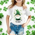 thumbnail image 2 of St. Patrick's Day Children's Short Sleeve Top Printed T Shirt Casual Shirt Thin Blouse Short Sleeve Long Shirts for Leggings Shirt Kids Girls Long Sleeve Shirts 5t T Shirts for Kid Big Tall Top Short, 2 of 4