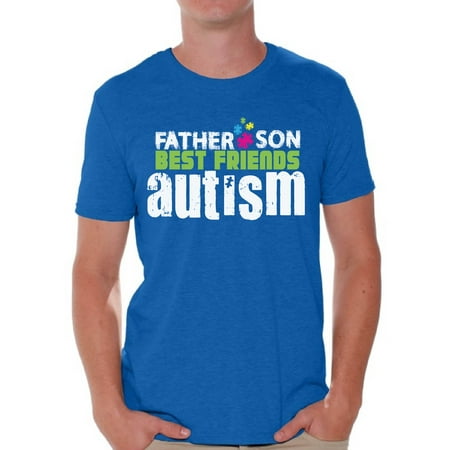 Awkward Styles Father Son Best Friends Autism Tshirt for Men Autism Shirts Autism Awareness T Shirt Autism Puzzle Tshirts Autism Awareness Gifts Father Son Autism Shirt Autistic Pride Gifts for (Wedding Gift For Best Friend Male)