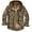 Brown, variant on Men's Sherpa Lined Fleece Coats Work Plaid Flannel Snap Hooded Jackets 3252 Gray XL