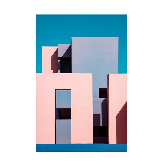 Trademark Fine Art Linda Wride Muralla Roja 1 Canvas Wall Art