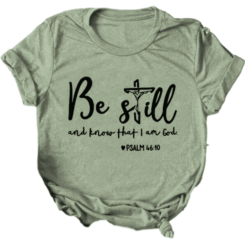 Sebuysun Women Fashion Shirt Christian 