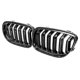 thumbnail image 1 of Parrilla delantera doble de fibra de carbono negra brillante KINCJON para BMW Serie 3 E90 E91 (2009-2011), 1 of 5