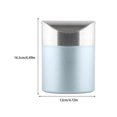 thumbnail image 2 of Bewildely Cubo de basura de escritorio, cubo de basura de encimera con tapa abatible, Mini contenedor de limpieza de basura, cubo de basura organizador de Suministros de limpieza para el hogar Azul Bewildely HA083742-03, 2 of 6