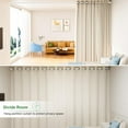 thumbnail image 3 of Shower Curtain Rods Spring Tension No Drill,63-123 Inch Heavy Duty Tension Curtain Rod - Adjustable Curtain Rod Non-Slip,Tension Rod for Windows Room Divider Balcony Outdoor Patio,Matte White, 3 of 14