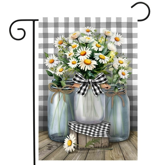 Briarwood Lane Farmhouse Jars Garden Flag