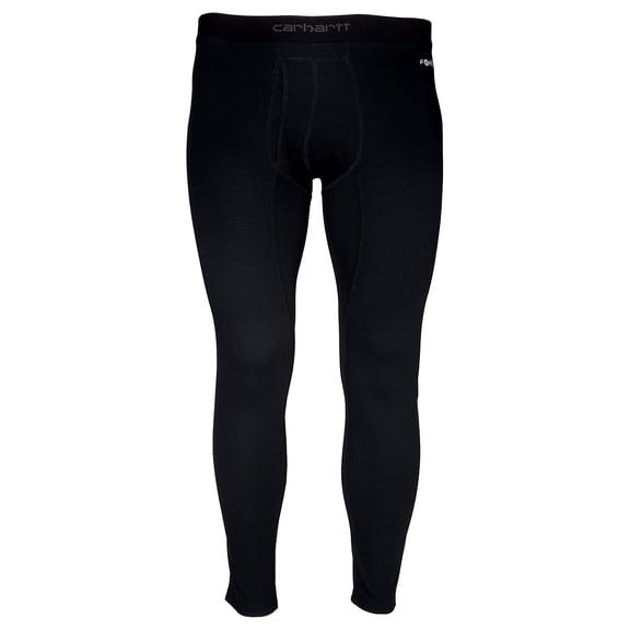 Carhartt Men's Force Midweight Classic Thermal Base Layer Pant, Black, XX-Large
