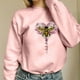 thumbnail image 2 of Moda mujer Casual impresión suelta manga larga señoras sudaderas Tops Pompotops gfhjh2340, 2 of 5