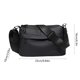 thumbnail image 3 of Bolsa bandolera de hombre Mochila impermeable de nylon en el pecho al hombro, mochila mensajera tipo bandolera negra, ligera 0,49 lb, 9,84 x 6,3 x 3,93 pulgadas, para viajes deportivos al aire libre, 3 of 6