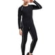 thumbnail image 1 of Capa de invierno camisa de manga larga ropa interior térmica niño niña conjunto cálido ropa de hombre para niños Fitness Long Johns Running conjuntos de ropa Negro y gris/delgado veintiséis Minnieouse AP013686-02, 1 of 6