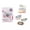 A, variant on Interlocking Stacking Bath Cups Bath Tub Water Play Toy Early Education Water Toy for Toddler Splashing Play Sweet Present for Baby 5.9"